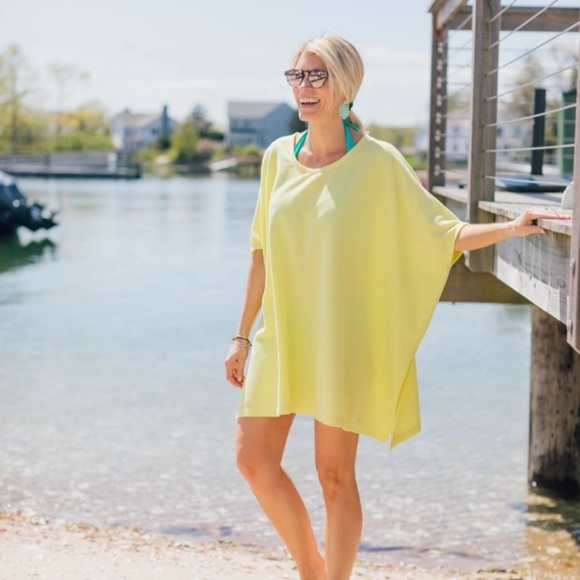Dudley Stephens Sweaters - NWT Dudley Stephens Soft Yellow Sunnyside Cover Up